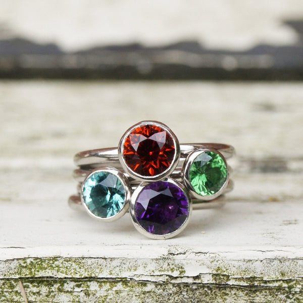 Set of palladium stacking rings